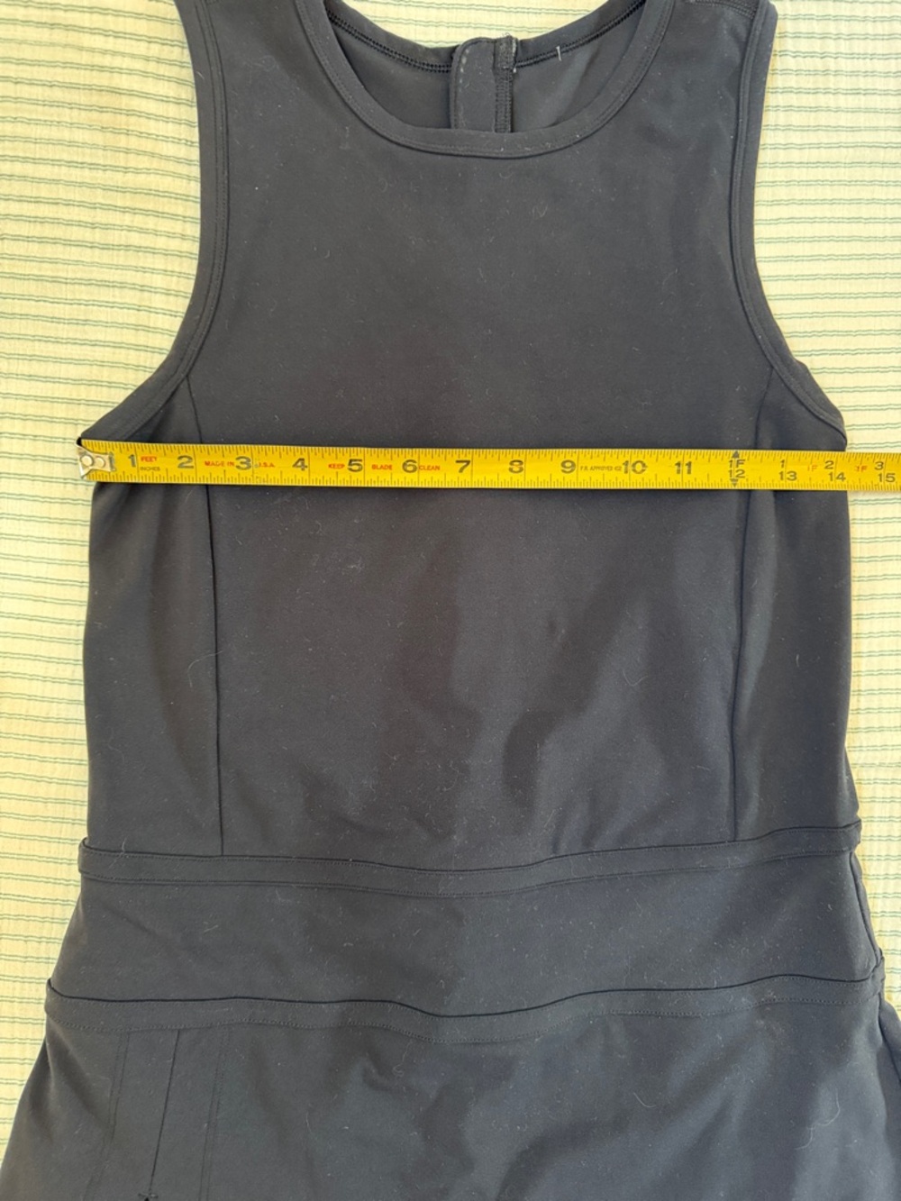 Vuori Topspin Tennis Dress — Black Medium - Picture 8 of 11
